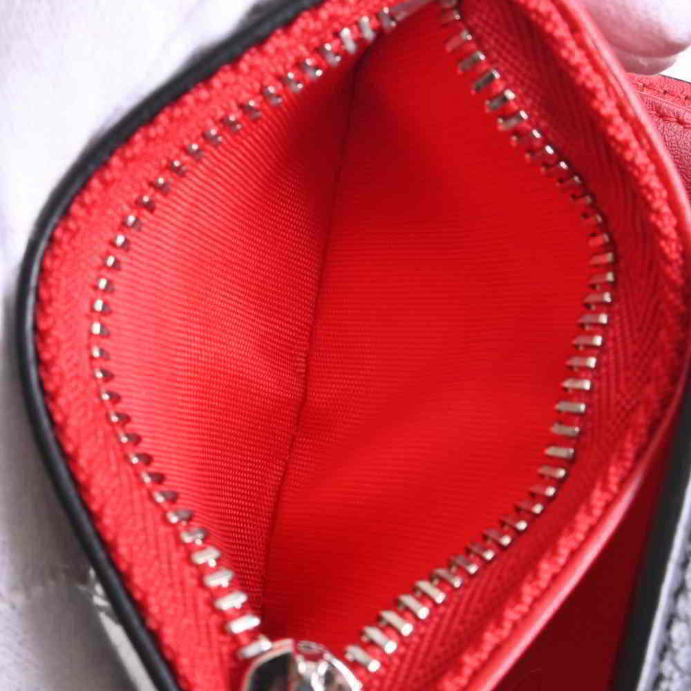 Christian Louboutin Leather Trifold Compact Wallet Black - Picture 7 of 7